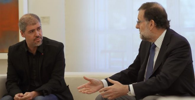 Sordo y Rajoy, durante su reunión. EFE/Sergio Barrenechea