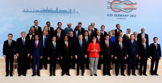 Los líderes mundiales en la cumbre del G-20 /Reuters