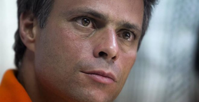 Leopoldo López se encuentra en arresto domiciliario.- EFE