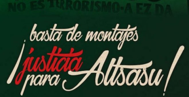 Cartel de la concentración "Justicia para Altsasu" el próximo 20 de julio en Madrid