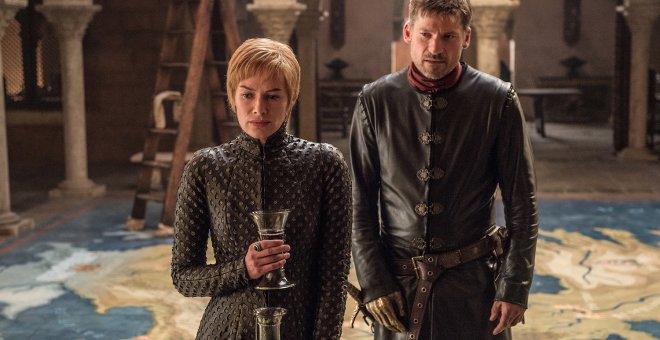 Los hermanos Cersei y Jamie Lannister.