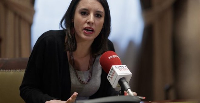 La portavoz parlamentaria de Unidos Podemos, Irene Montero /EUROPA PRESS