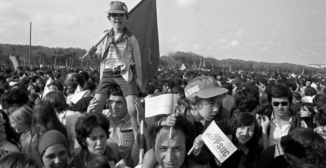 Militantes del PSUC./Archivo