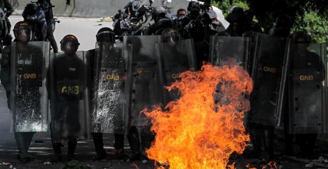 Disturbios en Venezuela.EFE/Miguel Gutiérrez