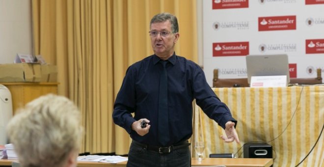 Jesucristo Riquelme en su intervención en el curso de verano de la Universidad Complutense de Madrid.