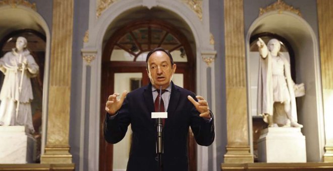 El expresidente de La Rioja y vicepresidente del Senado, Pedro Sanz. EFE