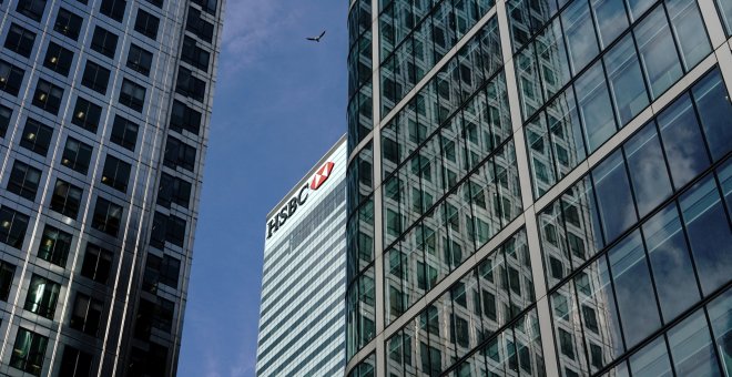 Sede del HSBC Bank en Londres.REUTERS/Kevin Coombs
