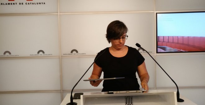 La diputada del Parlament por la CUP, Mireia Boya. EUROPA PRESS