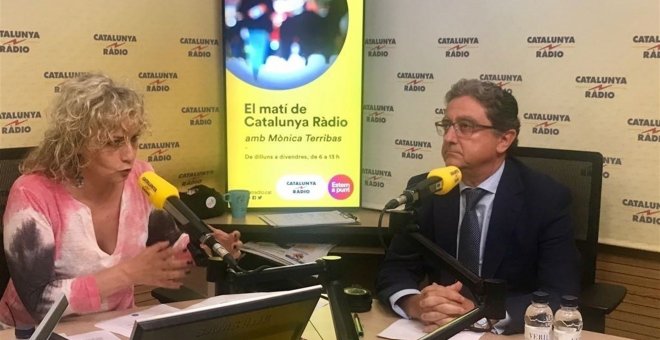 El delegado del Gobierno en Catalunya, Enric Millo, en Catalunya Ràdio. E.P.