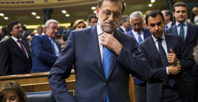 Imagen de archivo del presidente del Gobierno, Mariano Rajoy, que fue llamado el pasado julio a declarar como testigo del casoGürtel, la mayor trama de corrupción política en España / AP