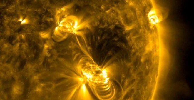 Llamarada solar. /NASA