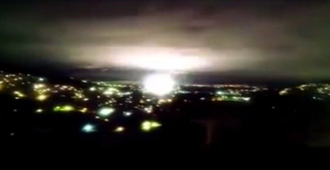 Triboluminiscencia durante el terremoto de México