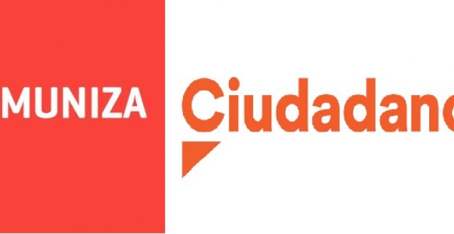 El logotipo de Ciudadanos, similar al de una empresa de branding