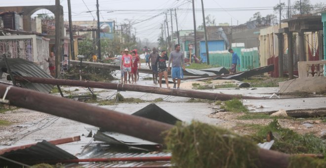 Imagen de los daños ocasionados en la ciudad de Caibarién tras el paso de Irma. - REUTERS