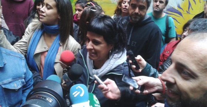 La portavoz de la CUP en el Parlament catalán, Anna Gabriel / EUROPA PRESS