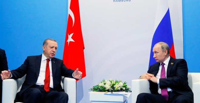 Erdogan y Putin se reúnen este jueves para hablar de Siria y el norte de Irak. / Reuters