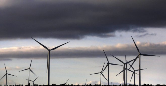 Molinos de viento de Ibedrola./EFE