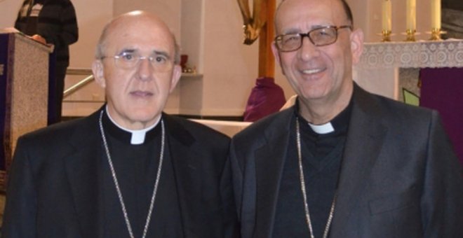 Los cardenales Carlos Osoro y Juan José Omella.