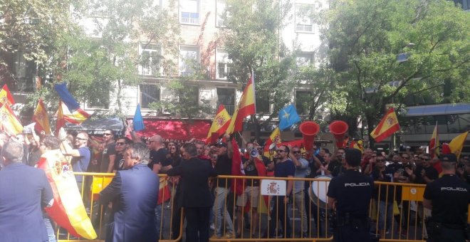 Manifestación de policías nacionales y guardias civiles en Madrid. / EP