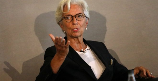 La directora gerente del FMI, Christine Lagarde, en una conferencia en Londres. REUTERS/Afolabi Sotunde