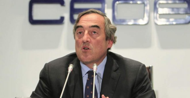 Juan Rosell, presidente de la CEOE /EFE