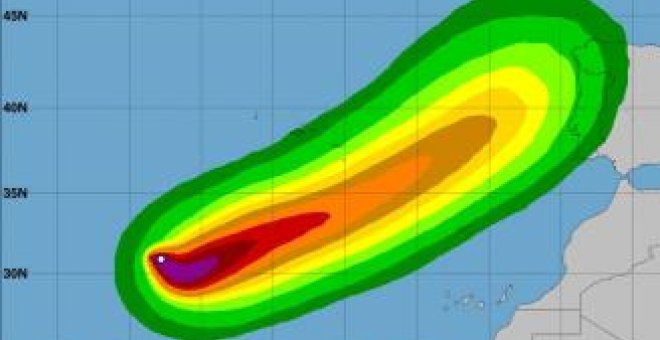 El huracán 'Ophelia' dejará fuertes vientos en Galicia, Asturias y Cantabria