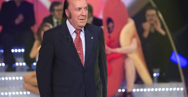 El humorista  Gregorio Esteban Sánchez Fernández, 'Chiquito de la calzada', en una actuación en televisión. E.P.