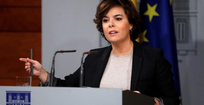 La vicepresidenta del Gobierno, Soraya Sáenz de Santamaría. - EFE