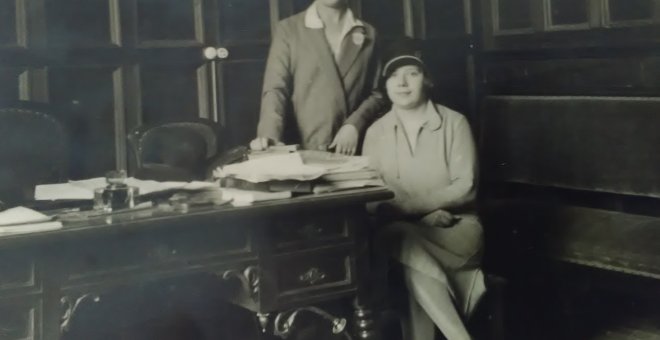Ángela García de la Puerta y Vicenta Arnal fueron en 1929 las primeras mujeres que alcanzaron el doctorado en Ciencias en España, a las que luego se sumó María Antonia Zorraquino.