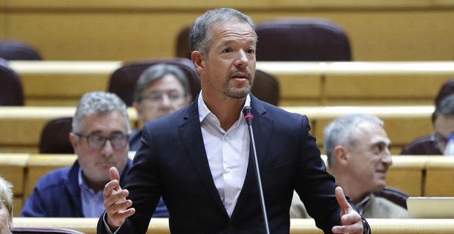 Ander Gil, portavoz del PSOE en el Senado. /EFE