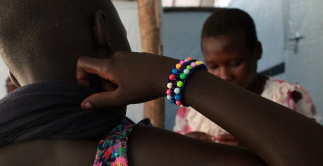 El centro de MSF presta atención física y psicológica a las víctimas de la violencia sexual en Sudán del Sur. Fotografía: Pablo L. Orosa