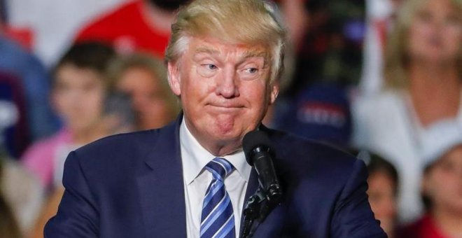Donald Trump en una imagen de archivo durante la campaña electoral. EFE