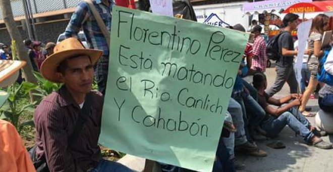 La ONG Alianza por la Solidaridad y la ONG guatemalteca MadreSelva hacen este jueves la entrega de 25.000 firmas pidiendo la paralización de la construcción de la hidroeléctrica RENACE / Alianza por la Solidaridad
