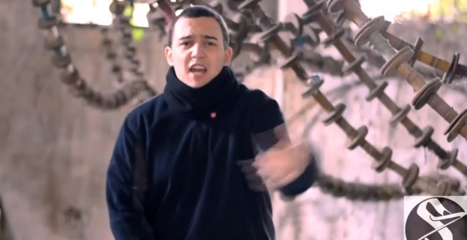Saúl Zaitsev, nombre artístico, en su videoclip 'Andar'
