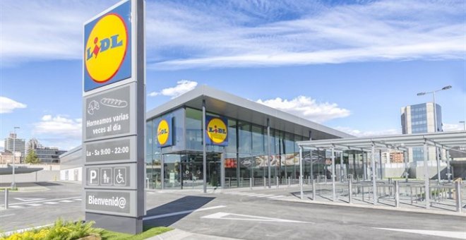 Exterior de un supermercado de la cadena Lidl. EUROPA PRESS