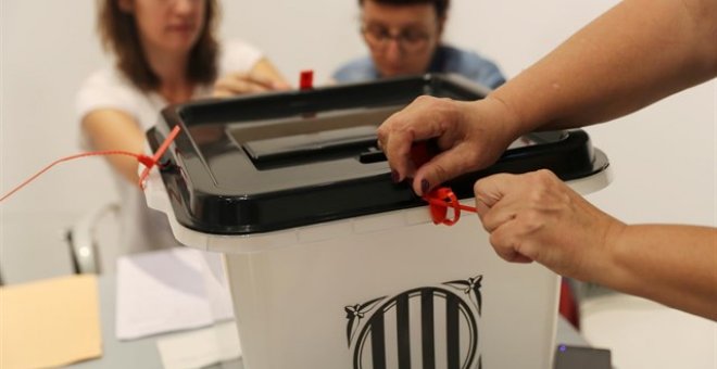 Urna del referèndum de l'1-O. REUTERS