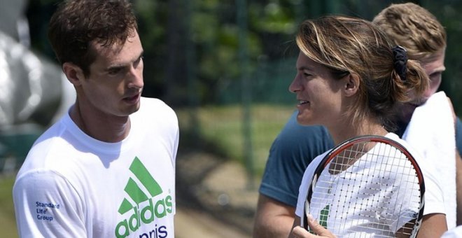 Andy Murray and Amelie Mauresmo criticaron el sorteo de las Next Gen Finals. REUTERS/Archivo