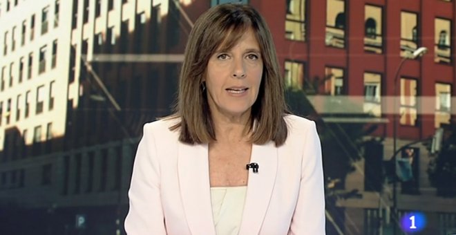 Ana Blanco, presentadora del informativo de las 21.00 de La 1 de TVE