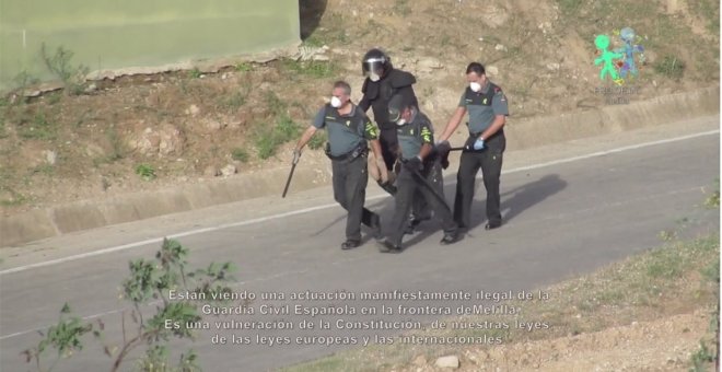 Actuación ilegal de la Guardia Civil en la Frontera de Melilla / PRODEIN