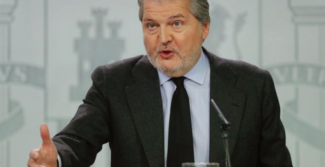 El ministro Méndez de Vigo en el Consejo de Ministros de este viernes. /EFE