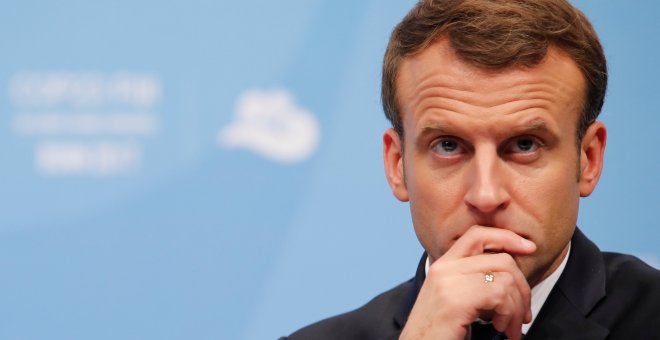 El presidente de Francia Emmanuel Macron./REUTERS