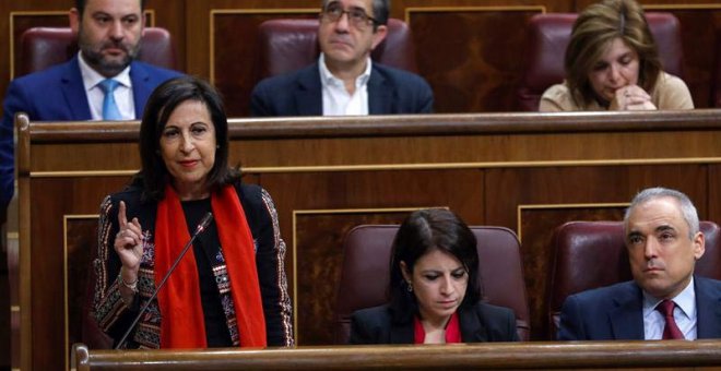 La portavoz del PSOE en el Congreso, Margarita Robles. | EMILIO NARANJO (EFE)