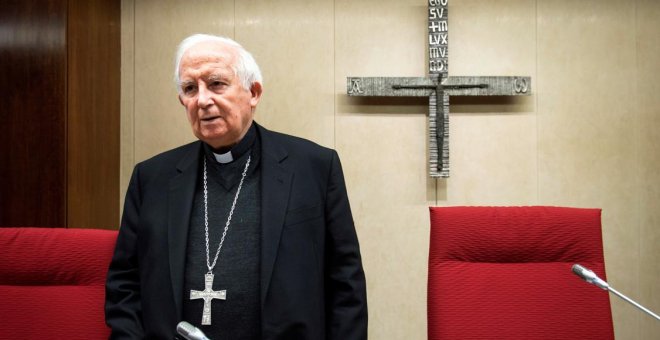 El cardenal arzobispo de Valencia y vicepresidente de la CEE, Antonio Cañizares.- EFE