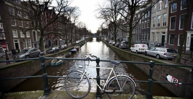 Un canal en Amsterdam.- EFE