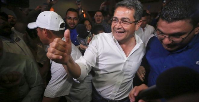 Juan Orlando Hernández se autoproclamó ganador de las elecciones presidenciales de Honduras. / EFE