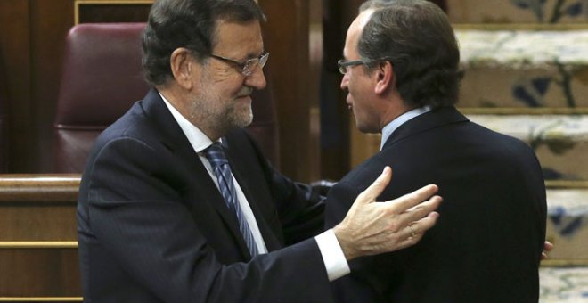 Mariano Rajoy y Alfonso Alonso, en una foto de archivo. / EFE