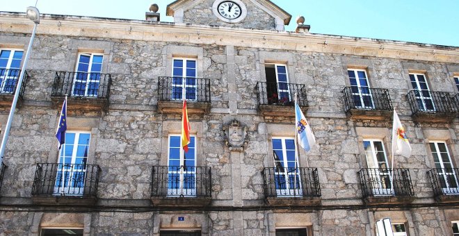 Edificio del Ayuntamiento de la localidad lucense de Guitiriz.