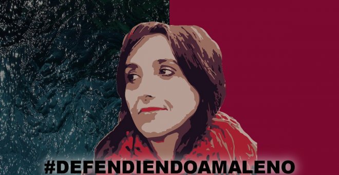 Cartel difundido por activistas y organizaciones con el lema 'Defiendo a Maleno'