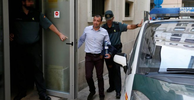 El Guardia Civil acusado de intentar matar con veneno a una compañera, a su marido y a su hijo de 3 años. EFE/Manuel Lorenzo.