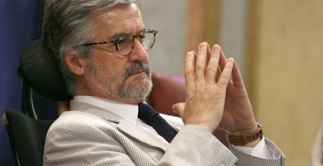 Manuel Marín, expresidente del Congreso de los Diputados, en un debate sobre el Estado de la Nación en 2007 / EFE/José Huesca